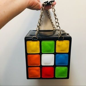 Rubik’s Cube Statement Purse